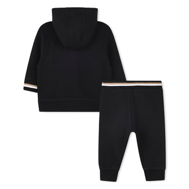 BOSS Set de pants para bebe azul negro